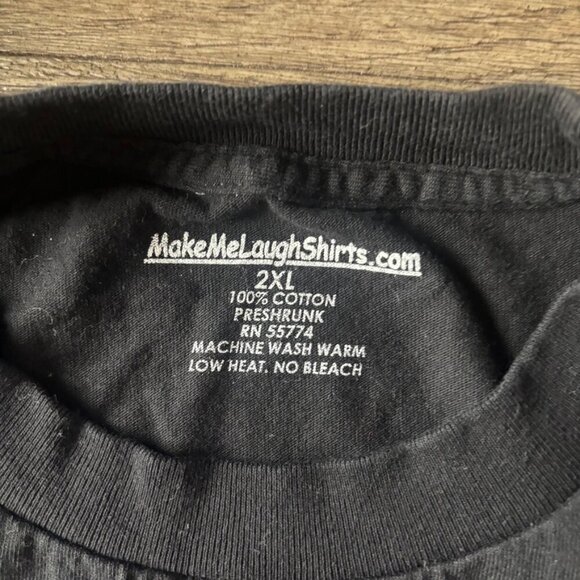 NWOT Make me laugh shirt, size 2XL "Senior Citizen, give me my damn discoun - Picture 3 of 3